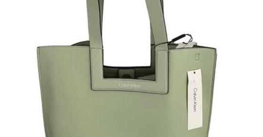 Check out #CALVIN KLEIN Bette Tote – Serenity Green, Brand New
