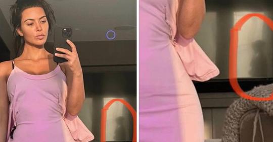 Kim Kardashian spooked after seeing woman’s shadow in the background of her selfie