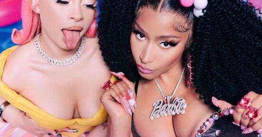 🚨 MEU DEUS: "Barbie World" de Nicki Minaj e Ice Spice saltou 19 POSIÇÕES e se encontra em #8 na Billboard Hot 100, reto…