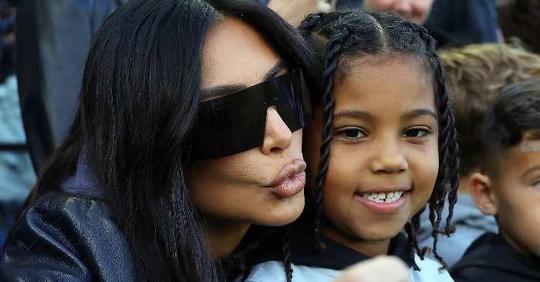 Kim Kardashian gets hard on son Saint for swearing to paparazzi