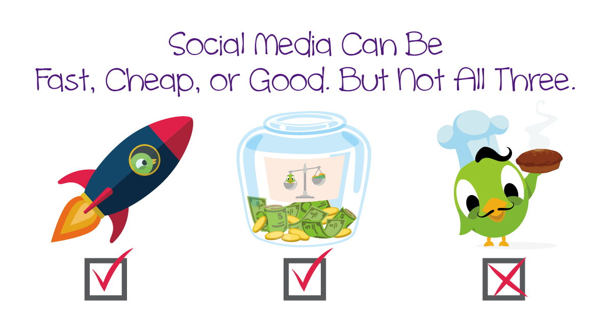 Social Media can Be Fast, Cheap and Good!